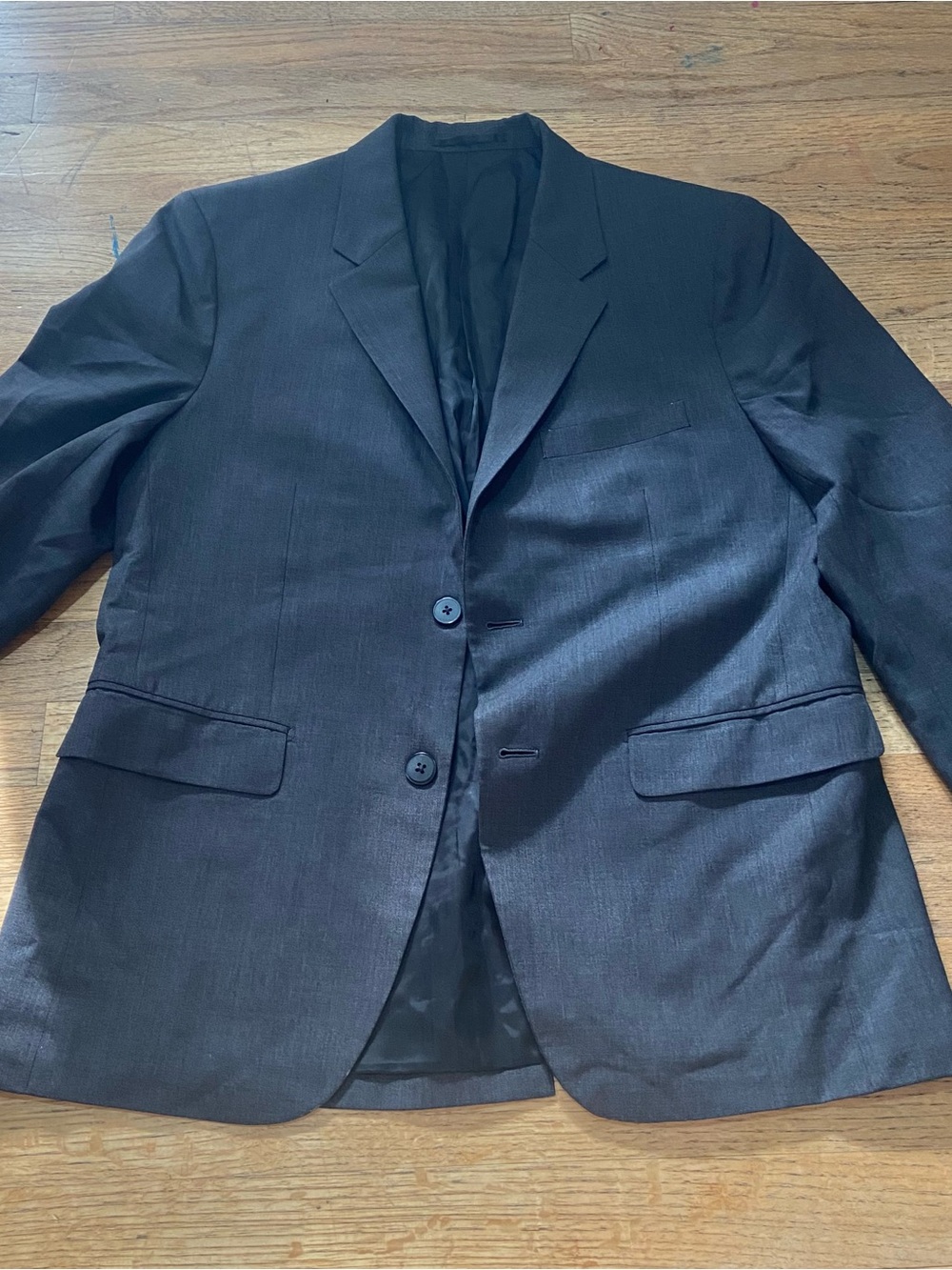 Theory Men's Suit Jacket Blazer Grey Size 40S 40 Short Wool Blend